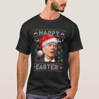Santa Joe Biden Happy Easter Ugly Christmas Sweate T-Shirt