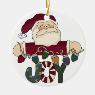 Santa Joy Keepsake Ornament