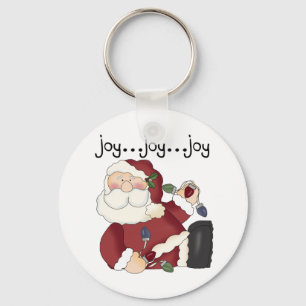 Santa Joy T-shirts and gifts Keychain