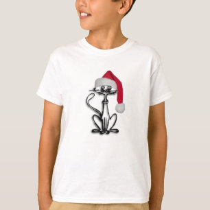 Santa Kitty  T Shirt