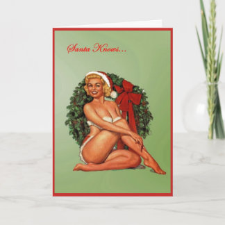 Santa Knows... Holiday Card