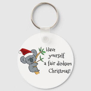 Santa Koala - Fair Dinkum Keychain