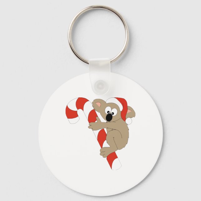 Santa Koala Keychain (Front)