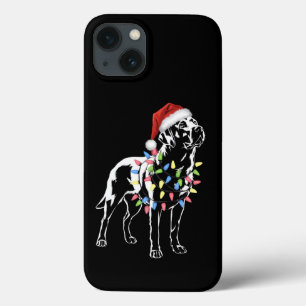 Santa Labrador Retriever Christmas Light Dog Lover iPhone 13 Case