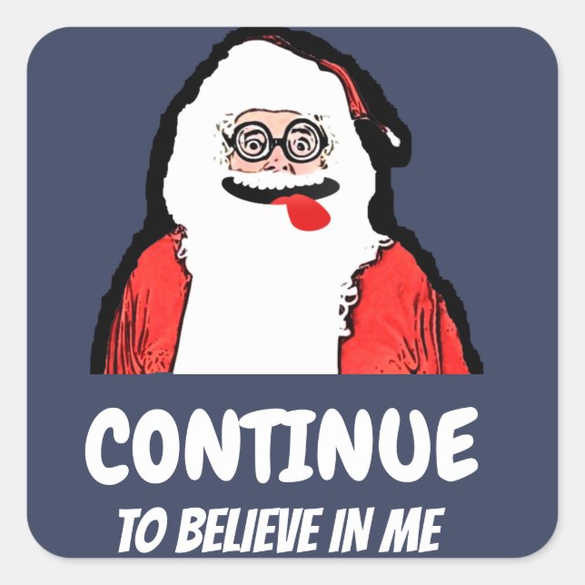 Santa laughing sticker (Front)