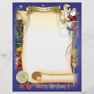 Santa Letter Letterhead