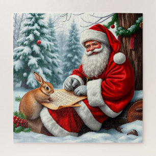 Santa Letter Scene For Cozy Christmas Family Fun Jigsaw Puzzle
