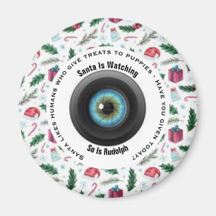 Santa likes humans who give treats to ... magnet