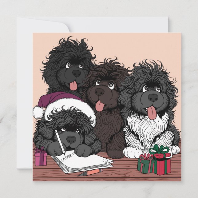 Santa List, checking it twice Holiday Card (Front)