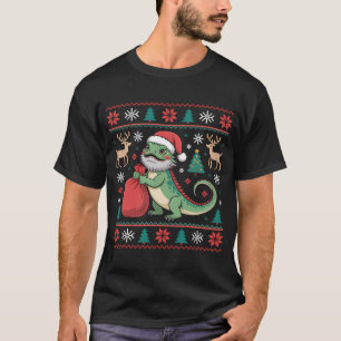 Santa Lizard Ugly Christmas Sweater