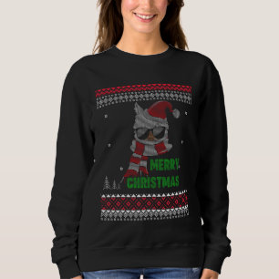 Santa Llama Ugly Sweater Christmas Hat