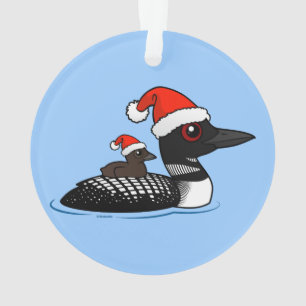 Santa Loon Ornament