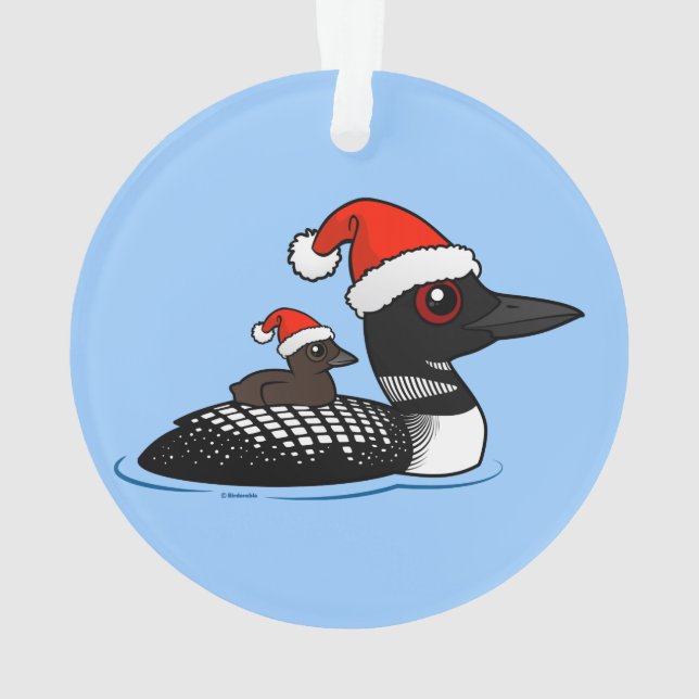 Santa Loon Ornament (Back)