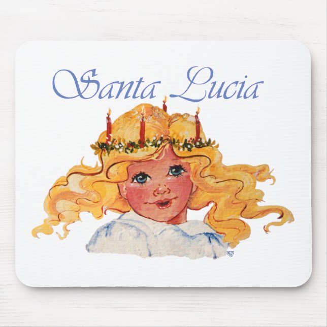 Santa Lucia Mouse Pad (Front)