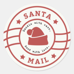 Santa Mail Stickers