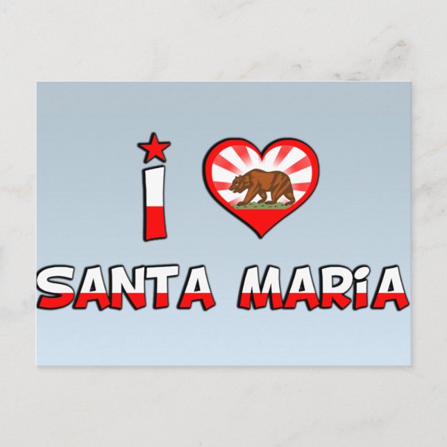 Santa Maria, CA Postcard (Front)