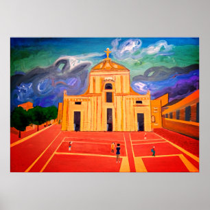 Santa Maria Degli Angeli Italy Acrylic Poster