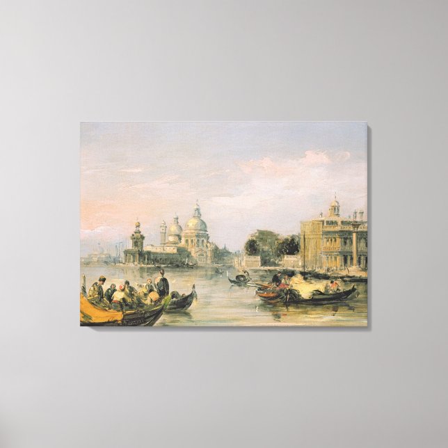 Santa Maria della Salute, Venice, 19th century Canvas Print (Front)