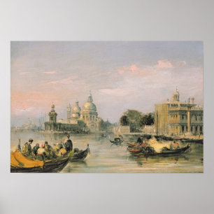 Santa Maria della Salute, Venice, 19th century Poster