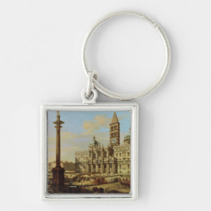 Santa Maria Maggiore, Rome, 1739 Keychain