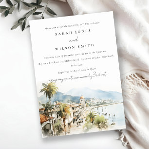 Santa Marta Colombia Landscape Couples Shower Invitation
