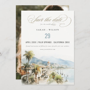 Santa Marta Colombia Landscape Wedding Photo Save The Date