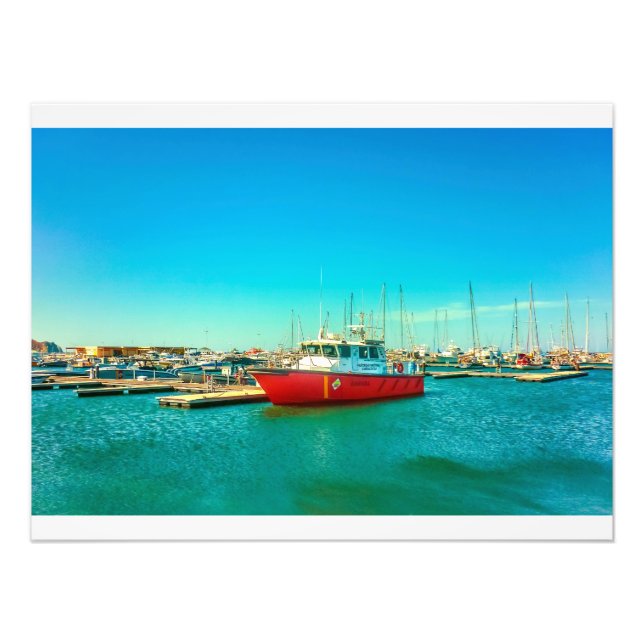 Santa Marta Port Photo Print (Front)