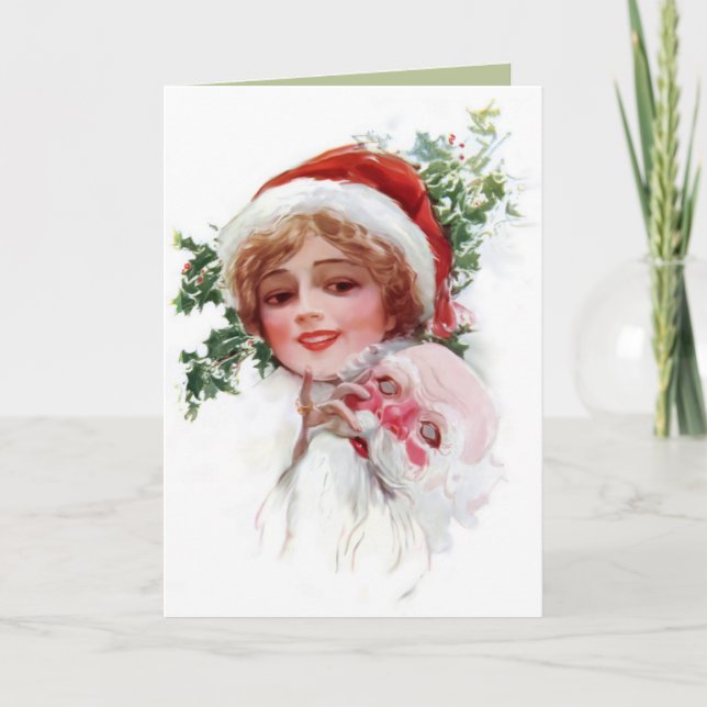 Santa Mask Holiday Card (Front)
