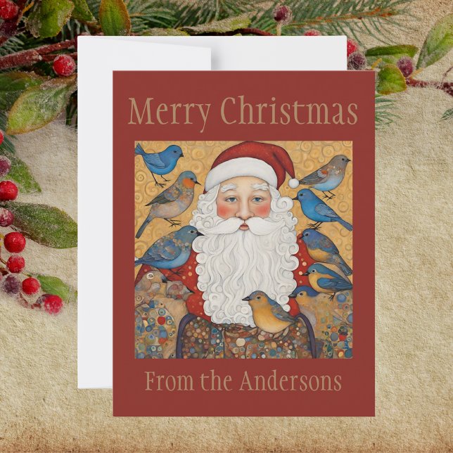 Santa Merry Christmas Postcard (Creator Uploaded)