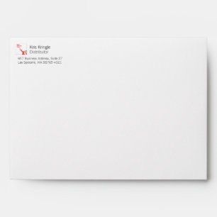 Santa: "Merry Christmas to All!" Envelope