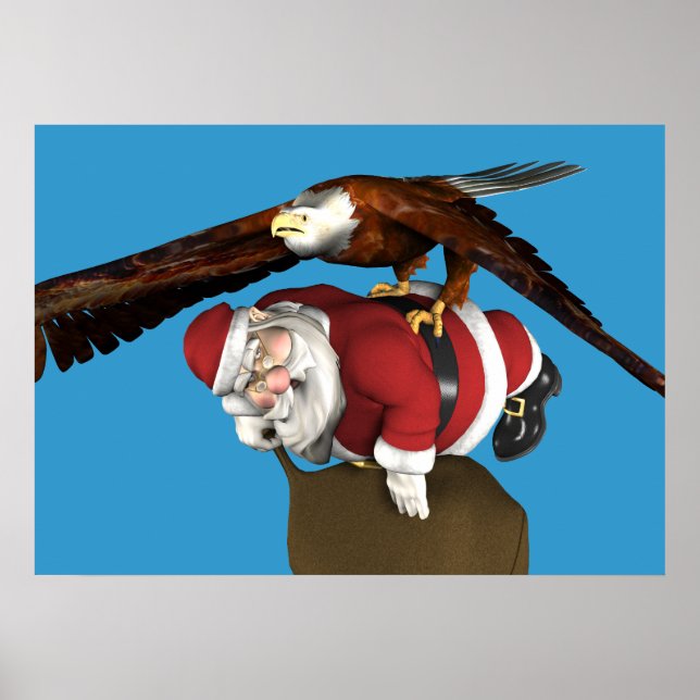 Santa Might Come A Bit Later Poster (Front)