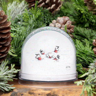 Santa Mob Hit snow globe