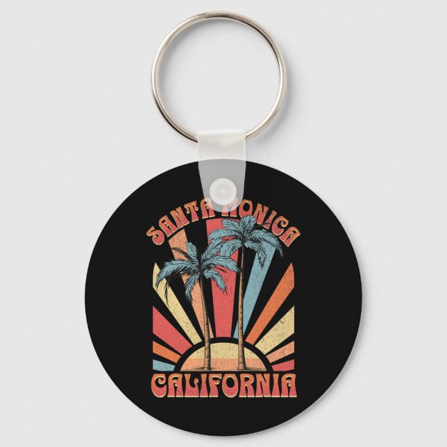 Santa Monica _3  Keychain (Front)