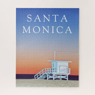 Santa Monica Beach Los Angeles, California Jigsaw Puzzle