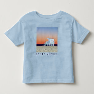 Santa Monica Beach   Los Angeles, California Toddler T-shirt