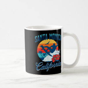 Santa Monica California Beach Surf Summer Vacation Coffee Mug