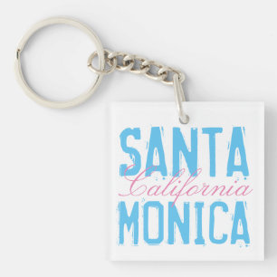 Santa Monica California Keychain