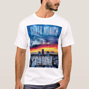 Santa Monica, California Short Sleeved T-shirt