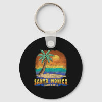 Santa Monica California Vintage Distressed Souveni