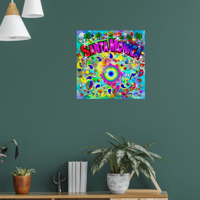 Santa Monica “Mystic Dance”  Poster (Living Room 1)