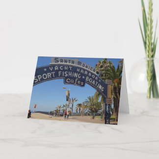 Santa Monica Pier Card