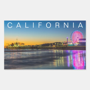 Santa Monica Pier   Los Angeles, California Sticker
