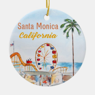 Santa Monica Pier Ornament