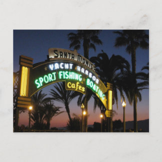 Santa Monica Pier postcard