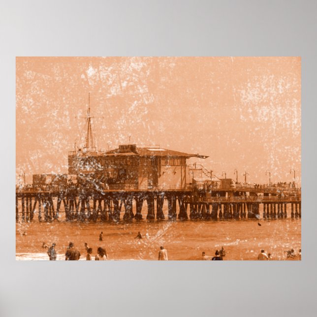 Santa Monica Pier Poster (Front)