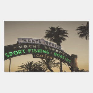 Santa Monica pier Sticker