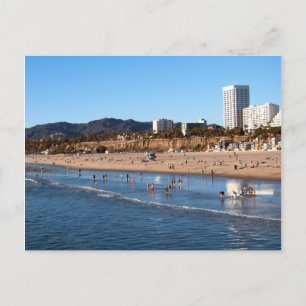 santa monica postcard