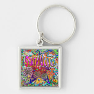 Santa Monica Risk Factor Keychain