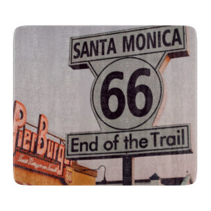 Santa Monica Route 66 California Cutting Board