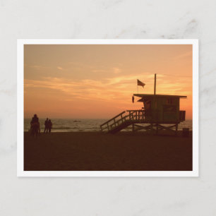 Santa Monica State Beach Postcard